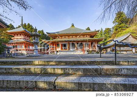 比叡山延暦寺（2021年）法華総持院東塔と阿弥陀堂 85306927