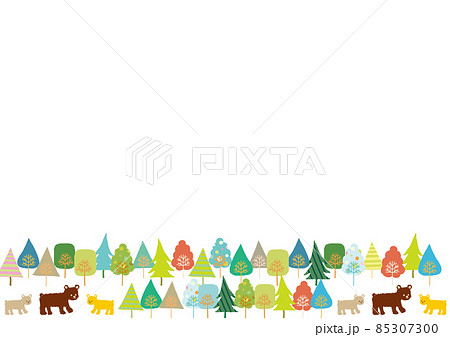 北欧風　森のくまさんフレーム（下） 85307300