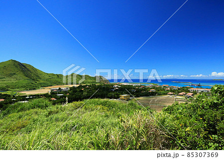 沖縄　渡名喜島の風景 85307369