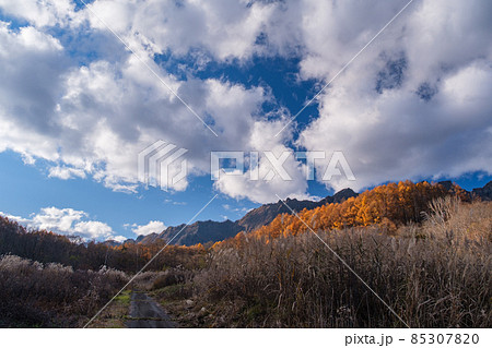 戸隠山の夕暮れ 戸隠山の夕暮れ 85307820