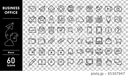 ビジネスのアイコンセット ビジネスのアイコンセット 85307947