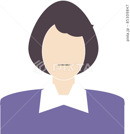 真顔の女性 85309847