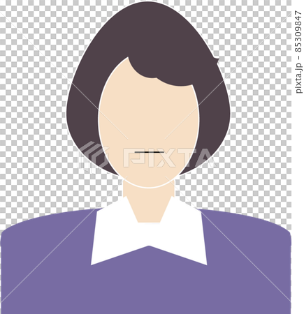 真顔の女性 85309847