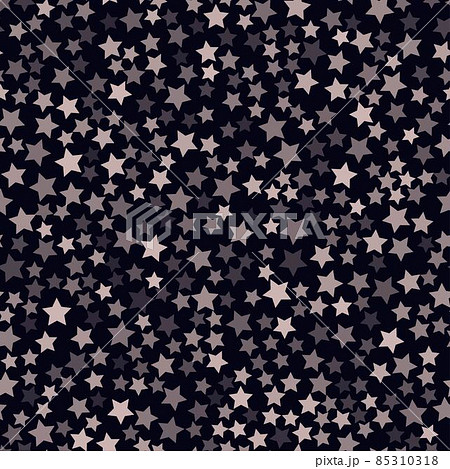 Seamless pattern with glitter sparkle stars. Vector illustration. 85310318