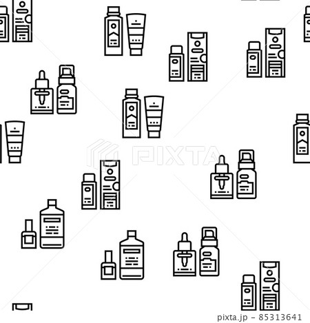 Cosmetics Package Beauty Product Vector Seamless Pattern Cosmetics Package Beauty Product Vector Seamless Pattern 85313641