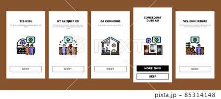 Dismantling Construction Process Onboarding Icons Set Vector Dismantling Construction Process Onboarding Icons Set Vector 85314148