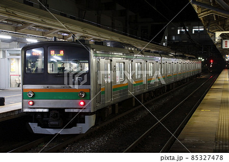 夜の宇都宮線205系（元埼京線車両：宇都宮⇔黒磯） 85327478