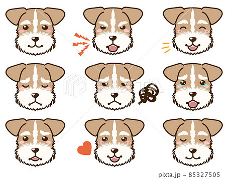 ワイアーフォックステリアの表情顔アイコン ワイアーフォックステリアの表情顔アイコン 85327505