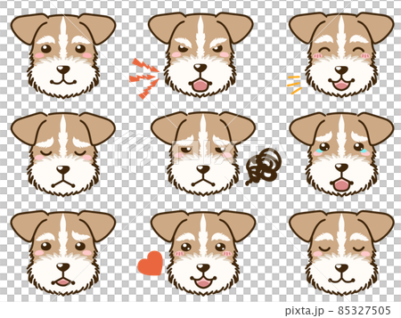 ワイアーフォックステリアの表情顔アイコン ワイアーフォックステリアの表情顔アイコン 85327505