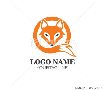 fox logo icon vector template 85328338