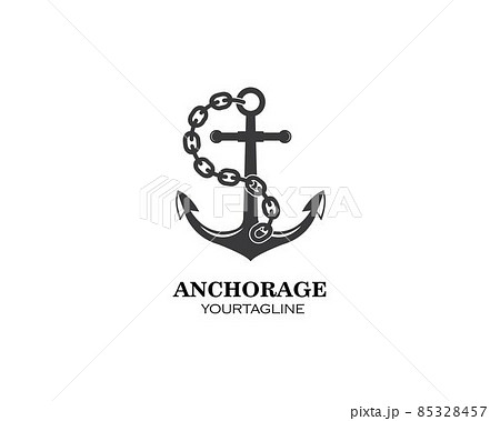 Anchor icon Logo Template vector 85328457