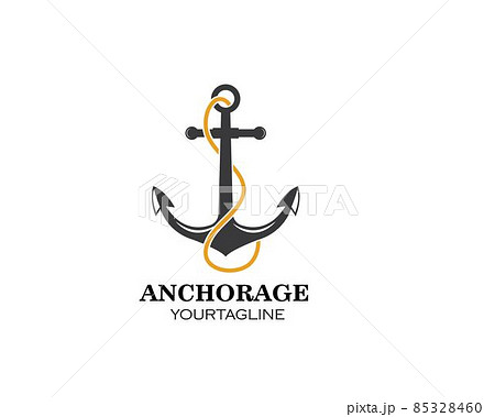 Anchor icon Logo Template vector 85328460
