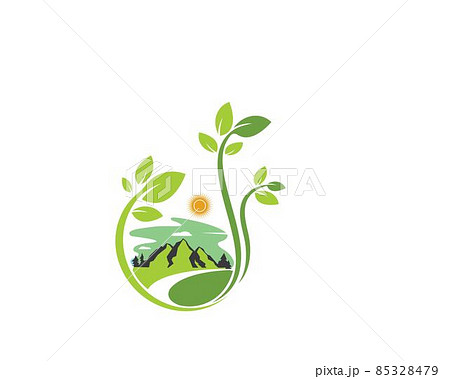 landscape logo vector illustration landscape logo vector illustration 85328479