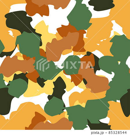 Camouflage seamless pattern. Irregular shapes endless wallpaper. Abstract animal print. Camouflage seamless pattern. Irregular shapes endless wallpaper. Abstract animal print. 85328544
