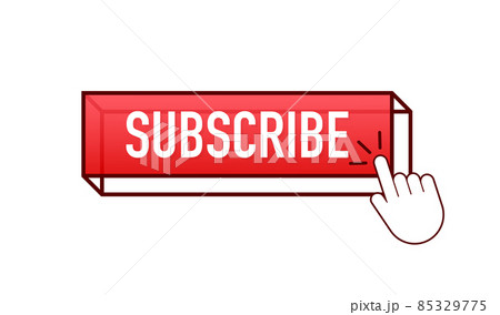 Subscribe button for marketing design. Live streaming button. Vector concept. Live stream logo. 85329775