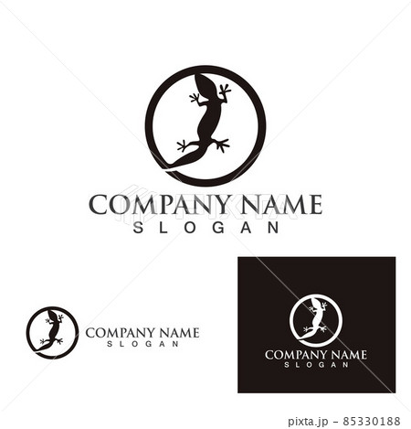 Lizard animals logo and symbols vector temlate 85330188