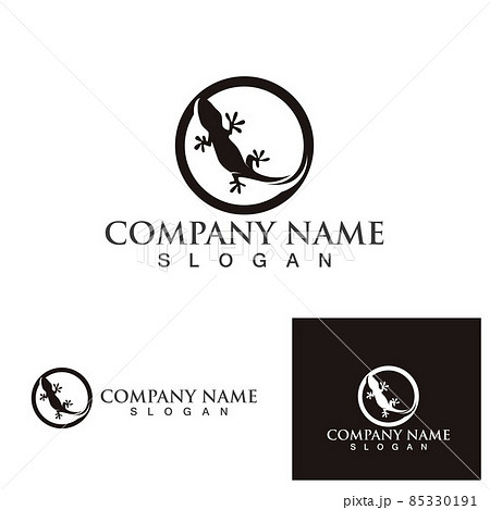 Lizard animals logo and symbols vector temlate 85330191