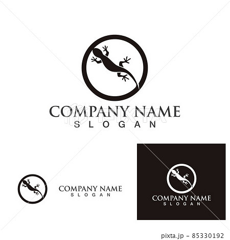 Lizard animals logo and symbols vector temlate 85330192