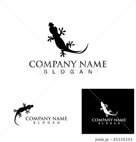 Lizard animals logo and symbols vector temlate 85330203