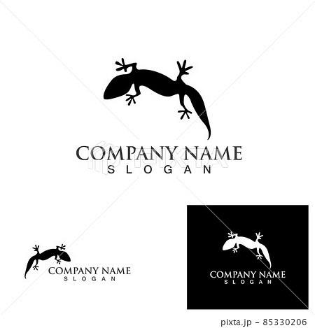 Lizard animals logo and symbols vector temlate 85330206