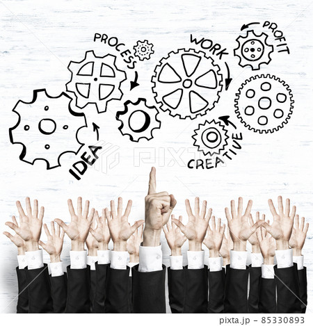 Business and teamwork concept 85330893