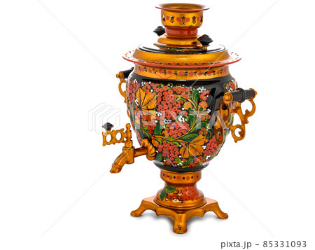 Old Vintage metal Traditional Russian Teapot samovar Old Vintage metal Traditional Russian Teapot samovar 85331093