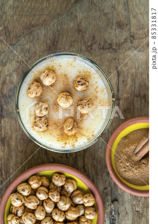 traditional fermented wheat drink known as "Boza" in Turkish, Turkey traditional fermented wheat drink known as "Boza" in Turkish, Turkey 85331817