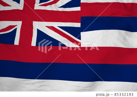 Flag of Hawaii in 3D rendering Flag of Hawaii in 3D rendering 85332193
