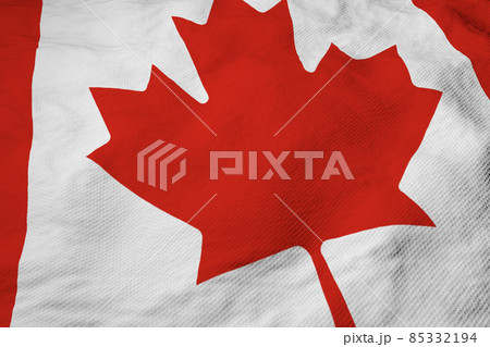 Flag of Canada in 3D rendering Flag of Canada in 3D rendering 85332194