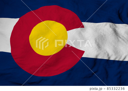 Flag of Colorado in 3D rendering 85332236