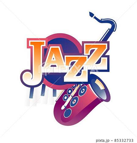 Music Festival Jazz Advertising Posterのイラスト素材
