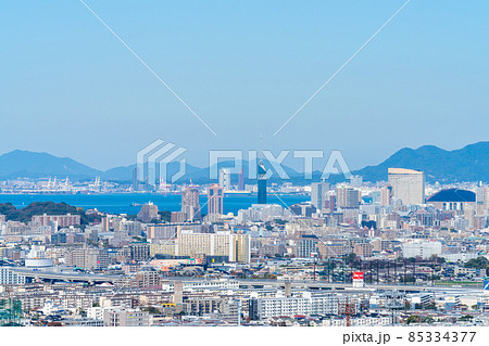 福岡市の風景・街並み 85334377
