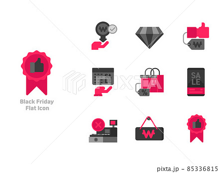 Black friday, cyber monday icon sets Black friday, cyber monday icon sets 85336815