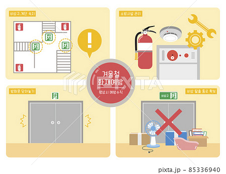 winter season fire precautions 85336940