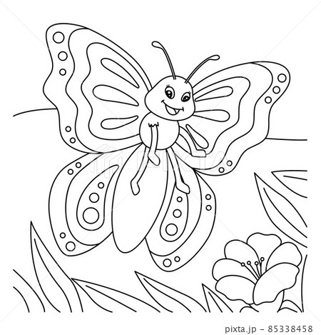 Butterfly Coloring Page for Kids 85338458