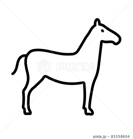 Horse Outline Icon Animal Vector 85338604