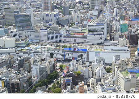 JR池袋駅東口：遠景俯瞰（東京都豊島区） 85338770