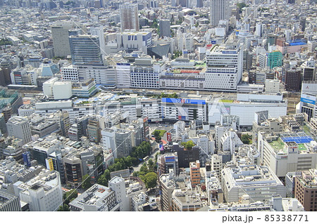 JR池袋駅東口:遠景俯瞰(東京都豊島区) JR池袋駅東口:遠景俯瞰(東京都豊島区) 85338771
