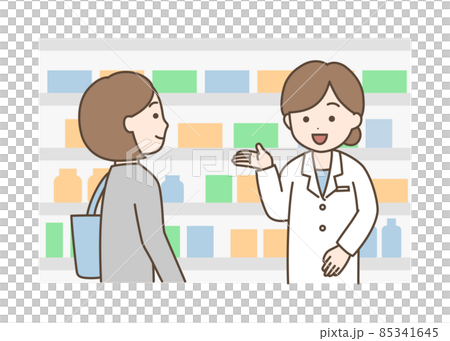 ドラッグストア　薬局　薬剤師　市販薬　OTC 85341645