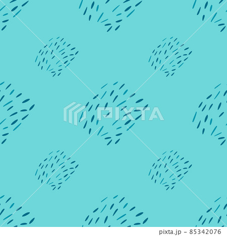 Doodle dashes seamless pattern with hand drawn. Modern abstract background. Vector illustration for textile. 85342076