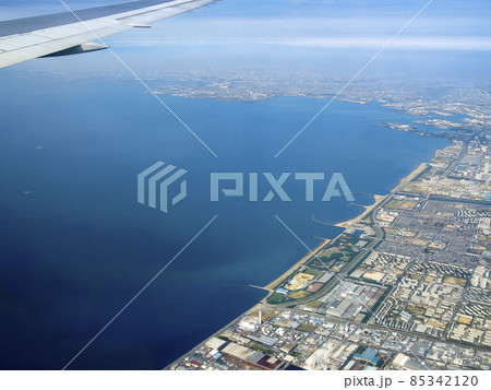 千葉幕張～都心・東京湾 空撮 / Chiba and Tokyo, Japan 85342120
