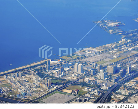 千葉幕張・東京湾 空撮 / Chiba, Japan 85342122