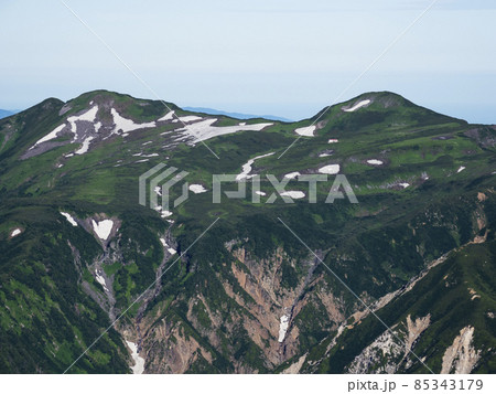 針ノ木岳から望む五色ヶ原 85343179