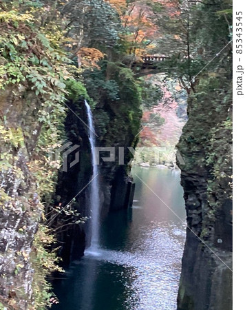 真名井の滝　高千穂峡　名所　観光地　パワースポット　癒される 85343545