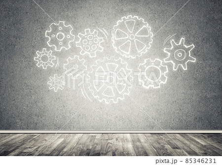 Gear mechanism as teamwork concept Gear mechanism as teamwork concept 85346231