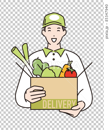 シンプル イラスト 食品宅配サービス シンプル イラスト 食品宅配サービス 85347940
