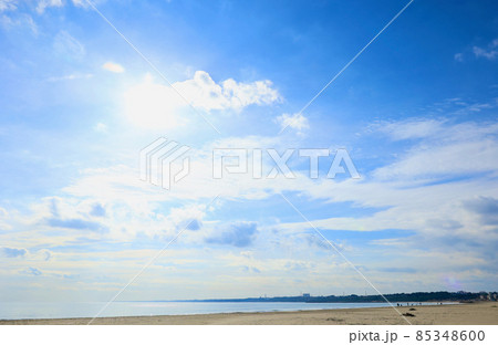 12月下旬 大洗海岸の空模様 12月下旬 大洗海岸の空模様 85348600