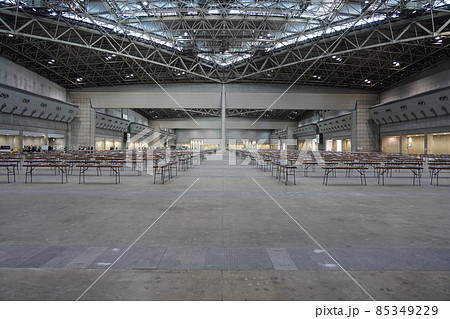 コミックマーケット設営中の東京ビッグサイト東ホール 85349229