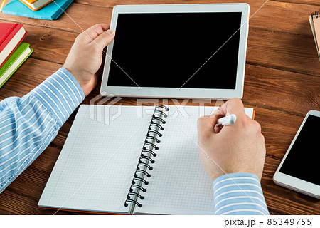 businessman works in the office 85349755
