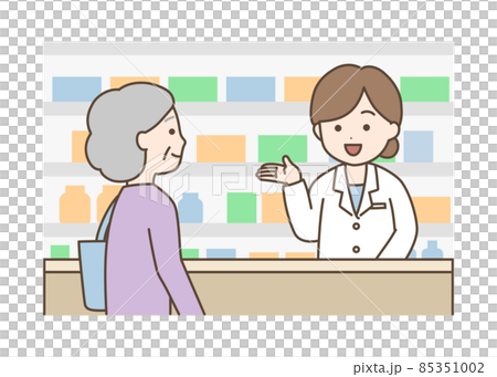 ドラッグストア　薬局　薬剤師　市販薬　OTC　高齢者 85351002